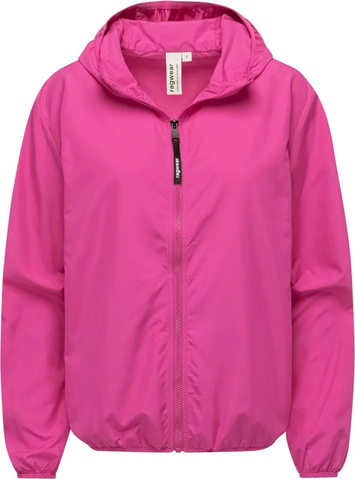 ragwear ragwear Outdoorjacke Vinzie C Extraleichte Übergangsjacke mit Kapuze, Rosa, – Produktbild 1 von 4