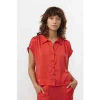 SUITE13LAB SUITE13LAB Damen vegan Hemd Sur Rot – Produktbild 1 von 1