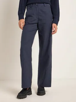 LANIUS LANIUS Nadelstreifen Marlenehose aus Bio-Baumwolle, Leinen und TENCEL – Produktbild 1 von 1