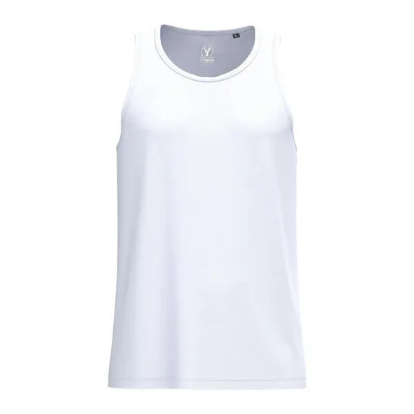 YTWOO YTWOO Slim Fit Herren Tanktop, Weiß, – Produktbild 1 von 3