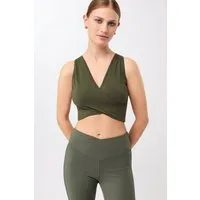 mandala MANDALA Damen vegan Sport-Bh Pilates Leaf – Produktbild 1 von 1