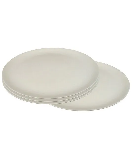 Zuperzozial Zuperzozial Speiseteller 25,5 cm aus nachwachsenden Rohstoffen, Weiß, – Produktbild 1 von 4