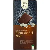 gepa GEPA Bio-Schokolade 'Grand Chocolat' Fleur de Sel Noir 70% 100 g – Produktbild 1 von 1