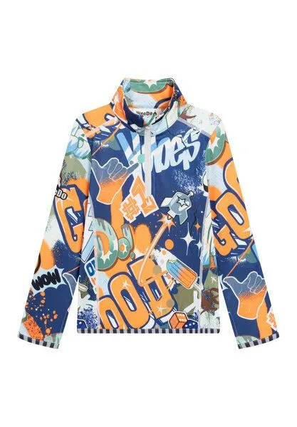 WeeDo WeeDo Langarmshirt „Cosmo Sprayprint 26“, Graffitti print, – Produktbild 2 von 4