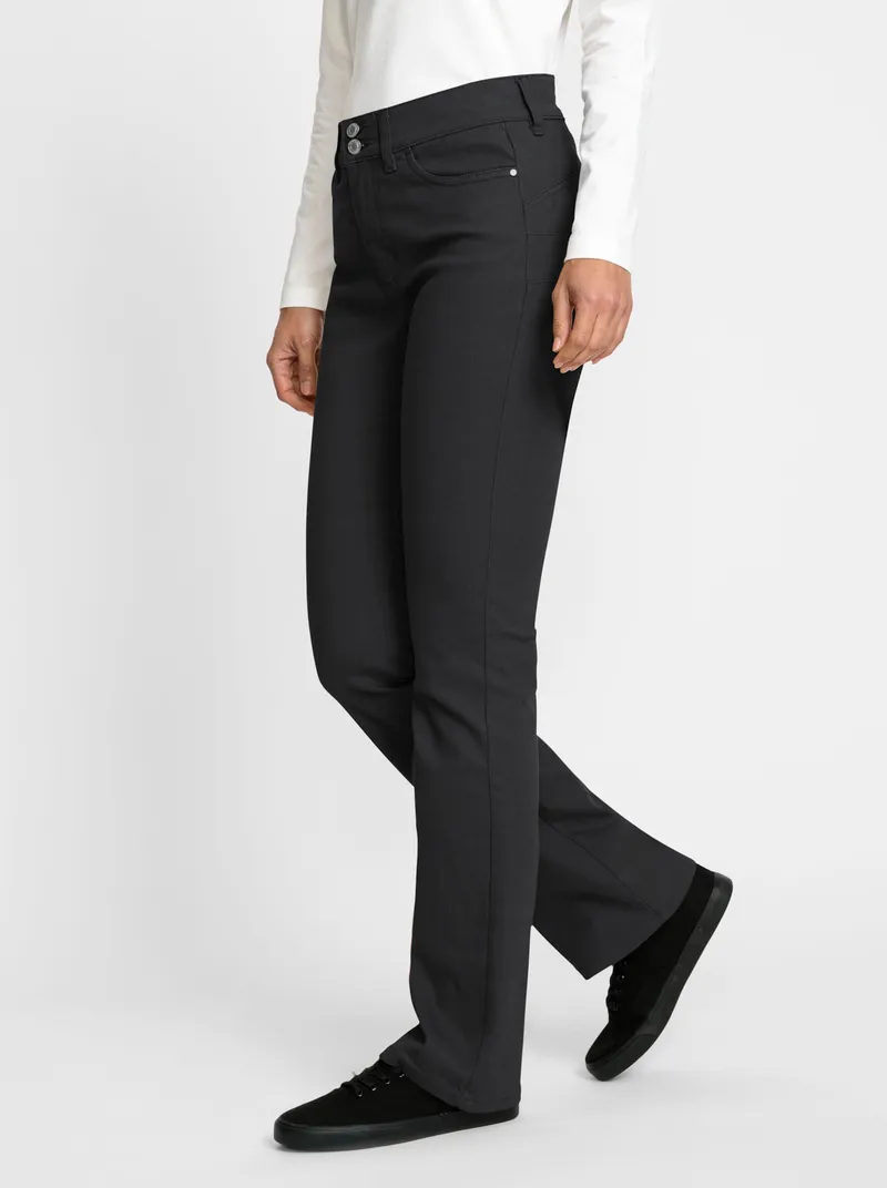 Witt Bootcut-Jeans, Schwarz, – Produktbild 2 von 3