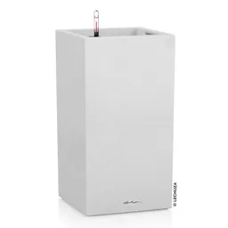 Lechuza® Lechuza® 'Canto Stone 40 high', quarzweiß, ca. 40 x 40 x H 76 cm – Produktbild 1 von 1
