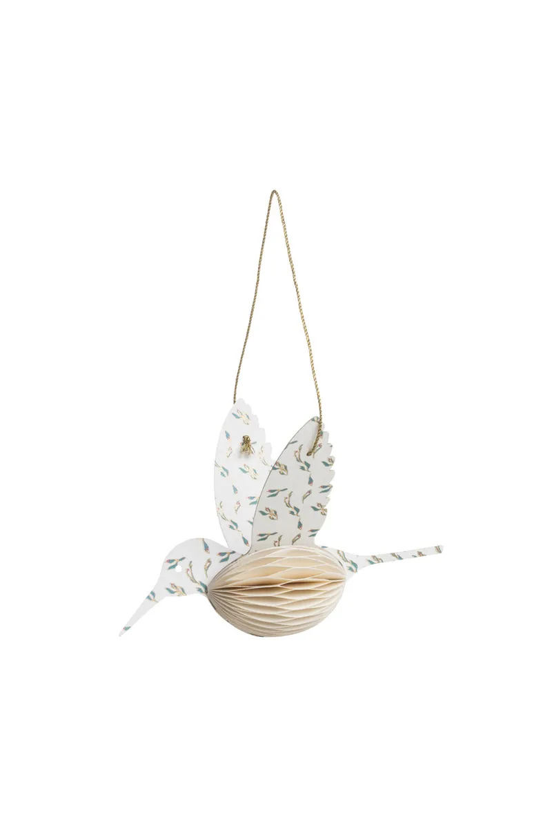 Tranquillo Papieranhänger WHITE HUMMINGBIRD - creme – Produktbild 1 von 1