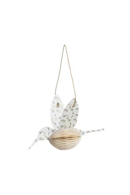 Tranquillo Papieranhänger WHITE HUMMINGBIRD - creme – Produktbild 1 von 1