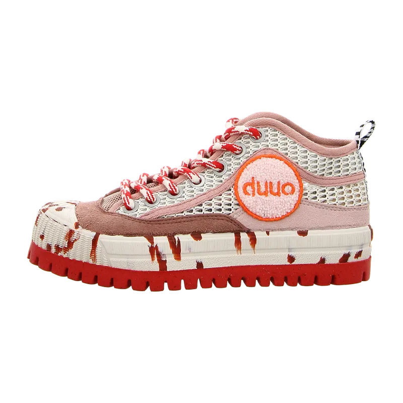 Duuo Duuo Damen Plateau Sneaker für Damen, Rot, – Produktbild 2 von 7