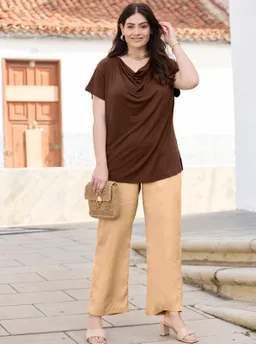 sheego Schlupfhose camel – Produktbild 1 von 1