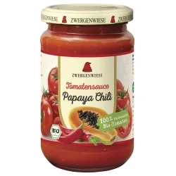 Zwergenwiese Tomatensauce mit Papaya & Chili – Produktbild 1 von 1