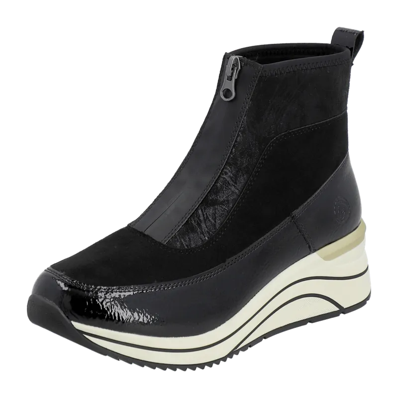 Remonte Remonte Stiefelette für Damen, schwarz, Größe 43 EU, Schwarz, – Produktbild 1 von 7