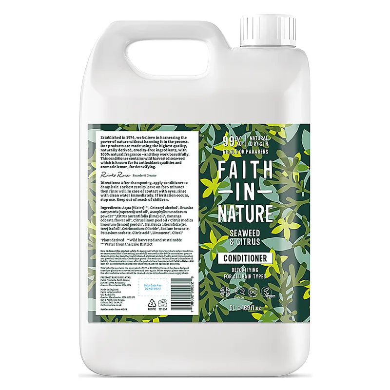 Faith in Nature Faith in Nature Seaweed & Citrus Haarspülung - 5L – Produktbild 1 von 1