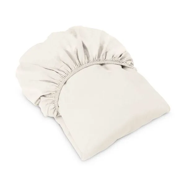 ekomia ekomia Spannbettlaken Aisling, Off white (creme), – Produktbild 4 von 4