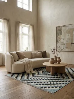 Rugtales Kelim Gashgai Mehrfarbig „Rugtales“ aus Schurwolle, 160x198 cm – Produktbild 1 von 1