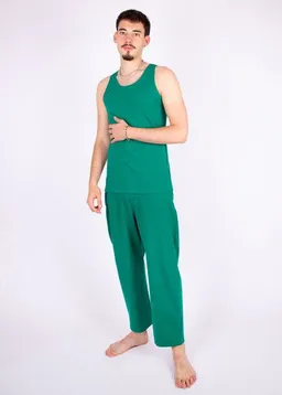 ÆVRIL ÆVRIL Unisex Tank Top // Emerald Green // Bio-Baumwolle – Produktbild 1 von 1