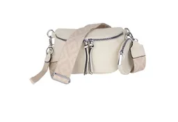 MIRROSI Bauchtasche Damen Taschen, Umhängetasche, Brusttasche, 26x16x8cm Veganes Leder (Schultertasche für jeden Anlass, (dazu 1x Schlüsselband und 1x Münzenbeutel), Crossbody Bag, Bohemian gemusterten & verstellbaren Schulterriemen – Produktbild 1 von 1