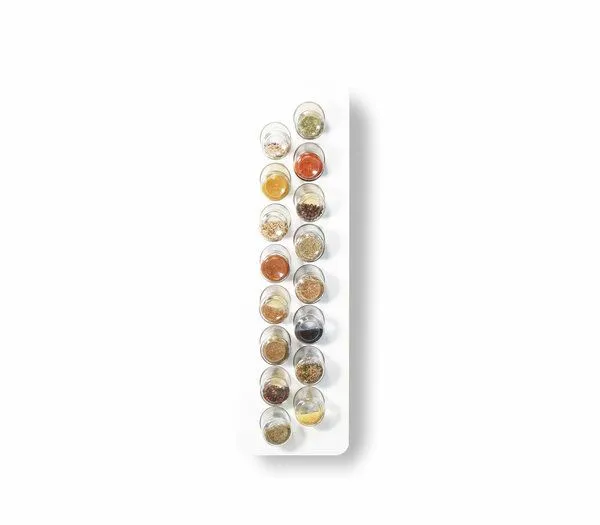 nest-gestaltung nest-gestaltung Gewürzregal habibi · mit 16 Gläsern, Weiß, – Produktbild 3 von 3