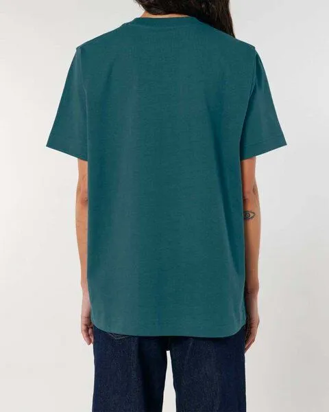 YTWOO YTWOO Sehr dickes Unisex T-Shirt | 240 g/qm | Top Premium Bio-Baumwolle, Sternenblau, – Produktbild 3 von 4