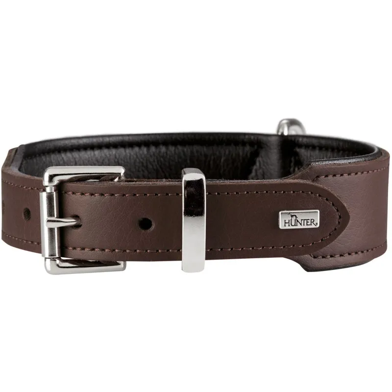 Hunter Hunter Hundehalsband basic braun M, Braun, – Produktbild 1 von 1