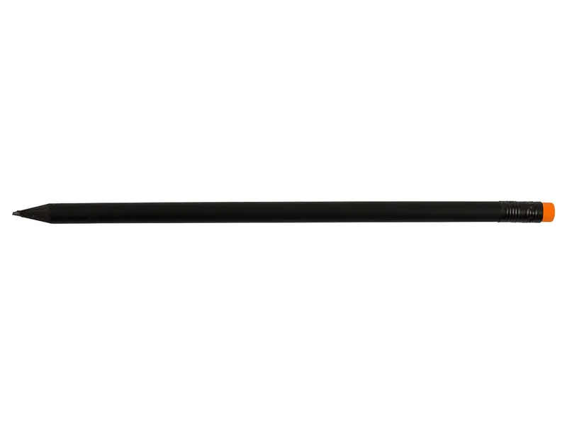 FSC-zertifizierter Bleistift 'Darkside' schwarz/orange – Produktbild 1 von 1
