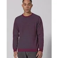 HempAge HempAge Herren Strickpullover Rundhalsausschnitt Hanf/Biobaumwolle Normal Fit, Wine (rot), – Produktbild 1 von 1