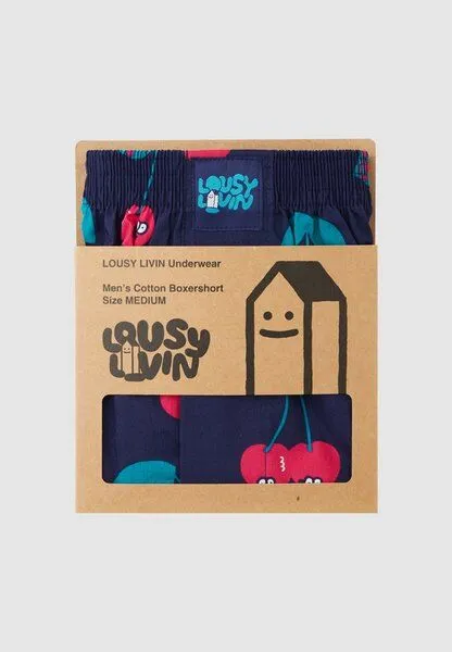 Lousy Livin Lousy Livin Weite Boxershorts CHERRIES aus 100% Bio-Baumwolle – Produktbild 2 von 3