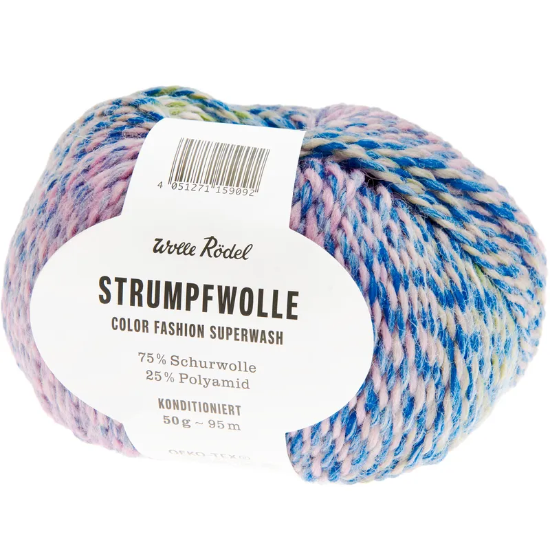 Wolle Rödel Wolle Rödel Strumpfwolle Color Fashion Regenbogen, Regenbogen, – Produktbild 1 von 1