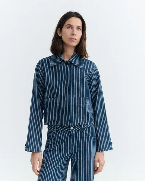 thinking mu thinking mu Railway Stripes Astrid Jacket – Produktbild 1 von 3