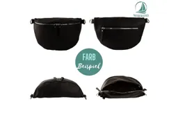 MIRROSI Bauchtasche Damen Taschen, Umhängetasche, Brusttasche, 26x18x9cm Veganes Leder (Schultertasche für jeden Anlass), Crossbody Bag, Bohemian gemusterten& verstellbaren Schulterriemen – Produktbild 1 von 1