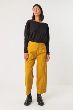 SKFK SKFK Damen vegan Hose Niobe Gelb – Produktbild 1 von 1