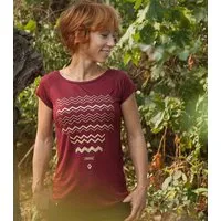 päfjes päfjes ZickZack Zacken - Fair gehandeltes Tencel Frauen T-Shirt, Gold, – Produktbild 1 von 1