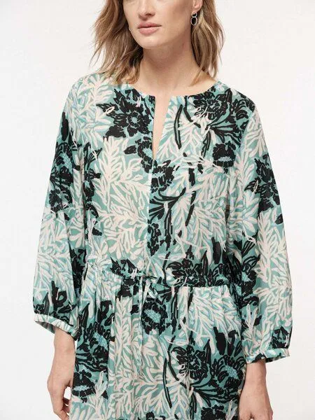 LANIUS LANIUS Midikleid Print Vintage Flower, Print: "vintage flower" green, – Produktbild 4 von 4