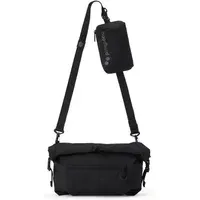 PINQPONQ pinqponq Umhängetasche - Aksel - aus recyceltem Nylon, Schwarz (rooted black), – Produktbild 1 von 1