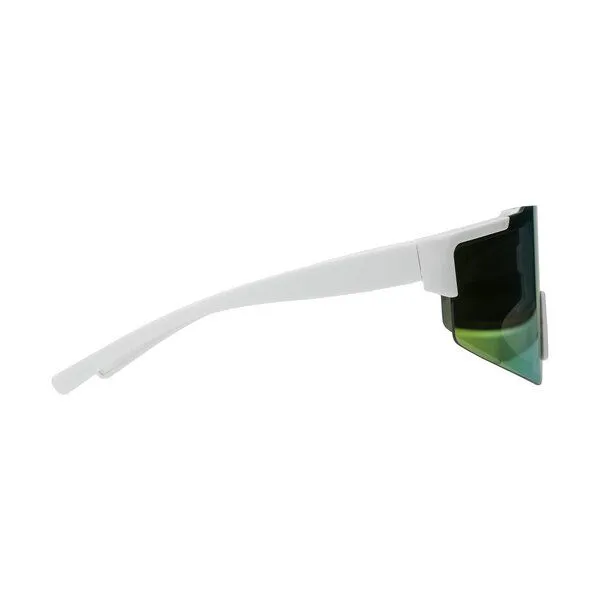 elasto elasto Sportbrille mit UV-Schutz - verspiegelte Fahrradbrille aus RPET, Weiss, – Produktbild 4 von 4