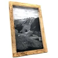 Olivenholz erleben Olivenholz erleben Bilderrahmen Groß 30cm x 20 cm aus Olivenholz – Produktbild 1 von 1