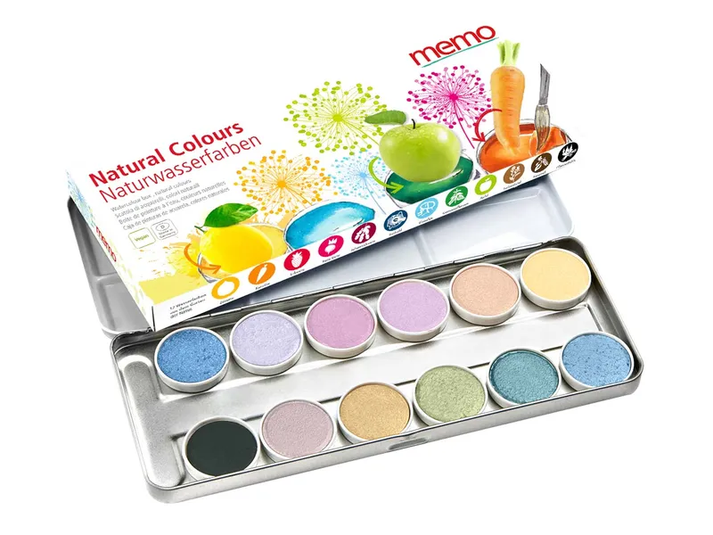 Memo memo Malkasten 'Natural Colours' – Produktbild 1 von 1
