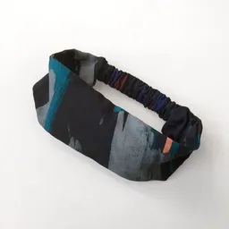 WiDDA berlin WiDDA berlin SPLASH Stirnband in Dunkelblau gemustert aus TENCEL – Produktbild 1 von 1