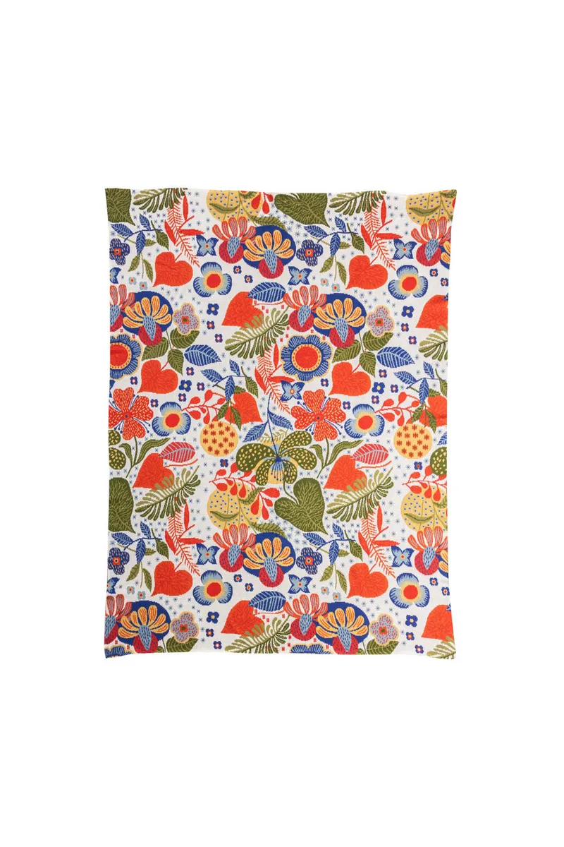 Tranquillo Strickdecke Flower - bunt – Produktbild 1 von 2