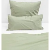 erlich textil erlich textil Michel Kopfkissenbezug aus Bio-Baumwolle, Leinen Mix, made in Europe, Pistazie, – Produktbild 1 von 3