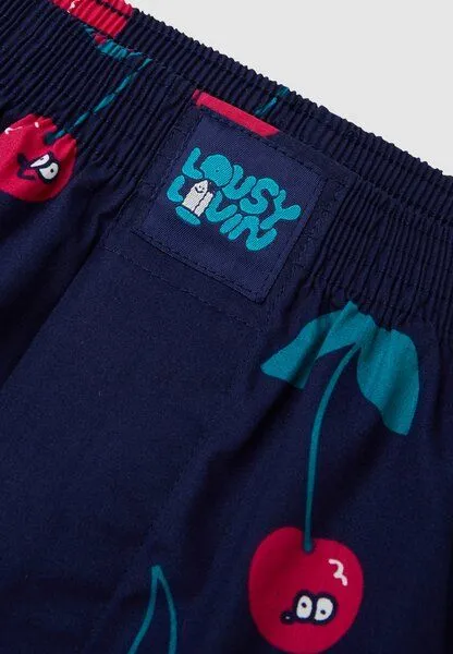 Lousy Livin Lousy Livin Weite Boxershorts CHERRIES aus 100% Bio-Baumwolle – Produktbild 3 von 3