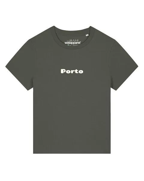 watapparel watapparel T-Shirt Frauen Porto Flora, Khaki, – Produktbild 1 von 2