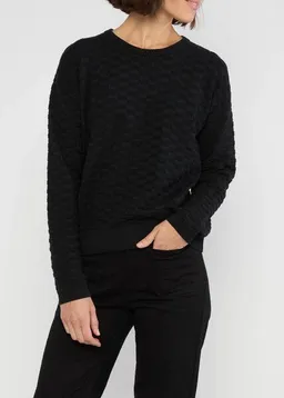 blutsgeschwister Blutsgeschwister Checkerboard Pullover aus Biobaumwolle - Chic Promenade – Produktbild 1 von 1