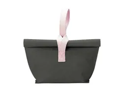 Lunchbag 'Yummy Plus' aus Papyr Gr. M, anthrazit – Produktbild 1 von 1