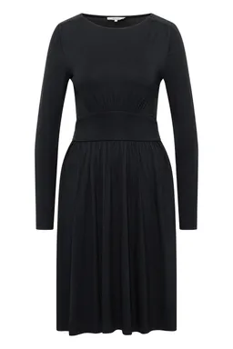 Tranquillo Feminines EcoVero™-Kleid - black / L – Produktbild 1 von 1