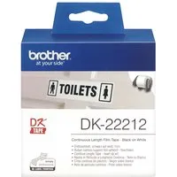 Brother Brother Endlosetiketten "DK-22212" weiß 62 mm x 15,24 m – Produktbild 1 von 1