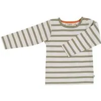 Pigeon by Organics for Kids Pigeon by Organics for Kids Kinder-Langarmshirt "Longsleeve Breton stripe", White/ tea green (weiss/ grün), – Produktbild 1 von 1