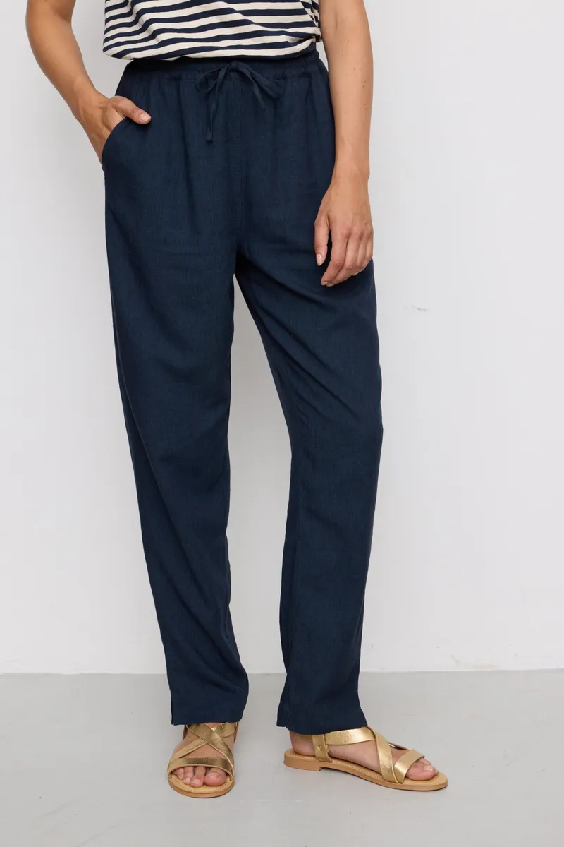 recolution Recolution Damen vegan Hose Moonflower Navy, Extra dunkelblau, – Produktbild 2 von 2