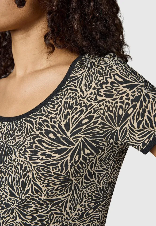 ragwear ragwear Minikleid Baomi Zoo YOUMODO Gemustertes Damen Sommerkleid, Schwarz, – Produktbild 5 von 5