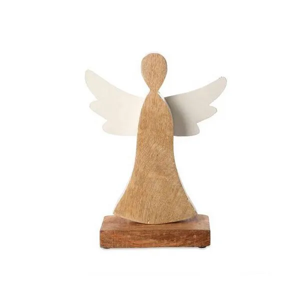 Mitienda Shop Mitienda Shop Engel Holz Weihnachtsdeko 21cm – Produktbild 2 von 3